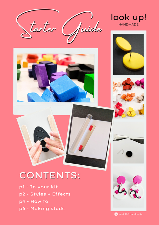 Maker's Guide PDF: Polymer Clay Jewelry